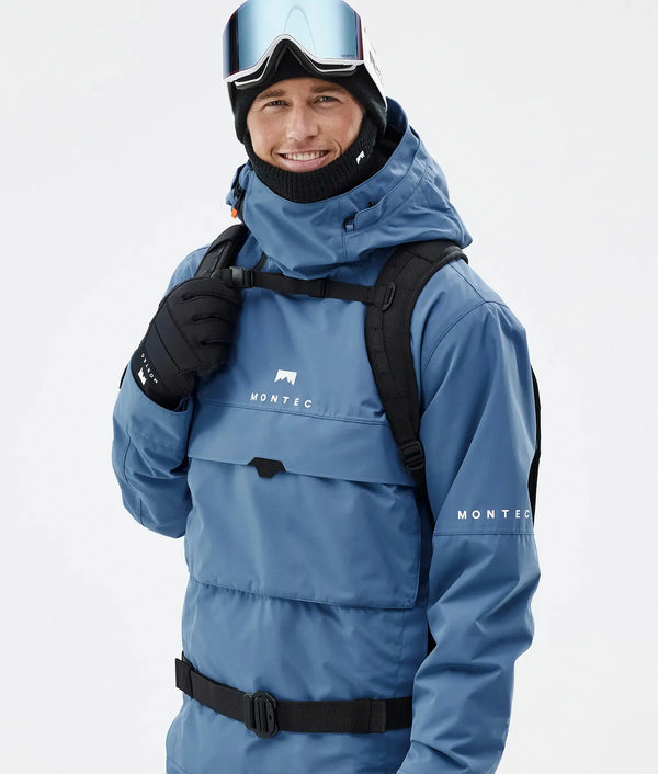 Dune Veste de ski pour homme – Bleu acier
