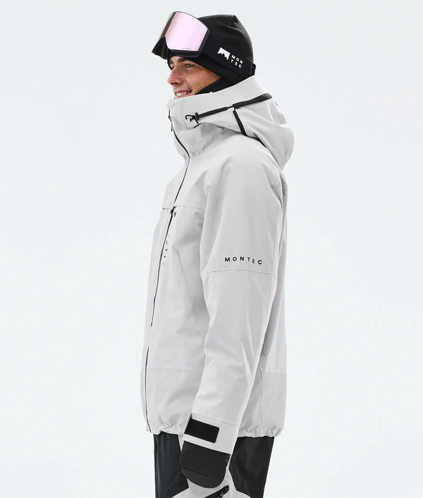 Oracle Veste de ski pour homme – Gris clair